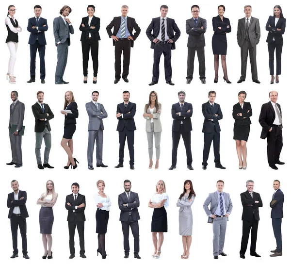 Colection of full length people — Stock Photo, Image