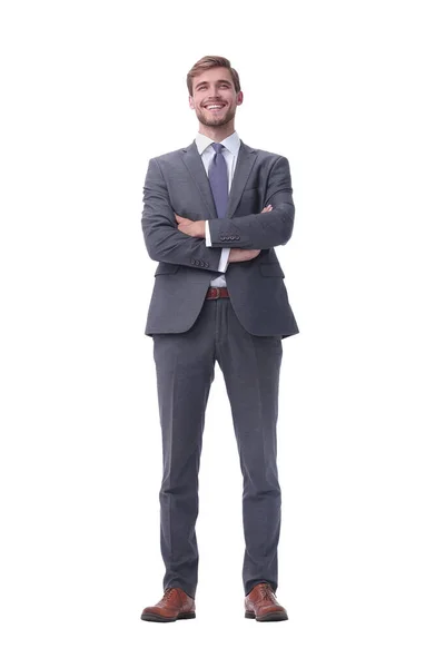 En pleno crecimiento. retrato de un hombre de negocios seguro. —  Fotos de Stock