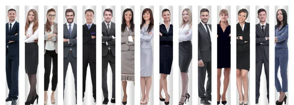 In full growth. the group is successful young entrepreneurs — Stock Photo, Image