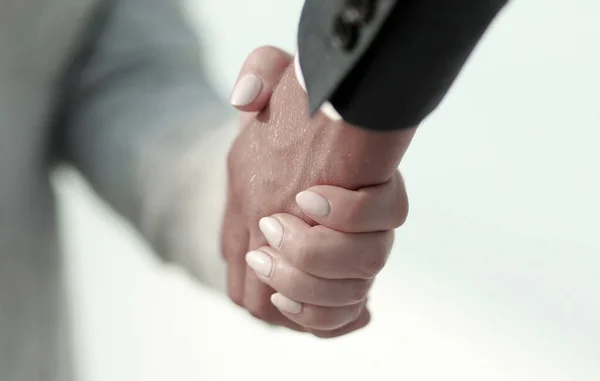 Businessmen handshaking after successful business meeting — Stock Photo, Image