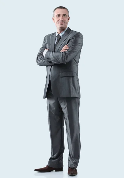 In full growth. portrait of modern business man. — Stock Photo, Image