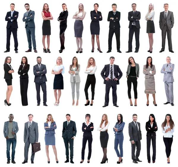 Colection of full length people — Stock Photo, Image