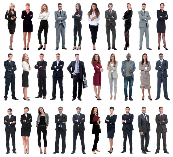 Colection of full length people — Stock Photo, Image