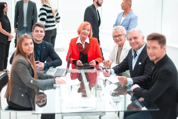 Business People Bijeenkomst Discussie Werkconcept — Stockfoto