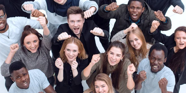 Team of diverse young people looking at the camera — Stock Photo, Image