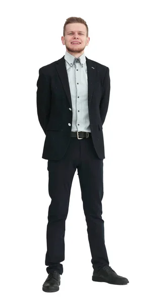 De larga duración. un joven con un traje de negocios. —  Fotos de Stock