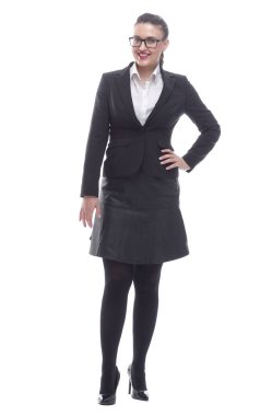 Tam gelişim. Kendine güvenen bir iş kadınının portresi