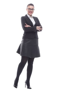 Tam gelişim. Kendine güvenen bir iş kadınının portresi