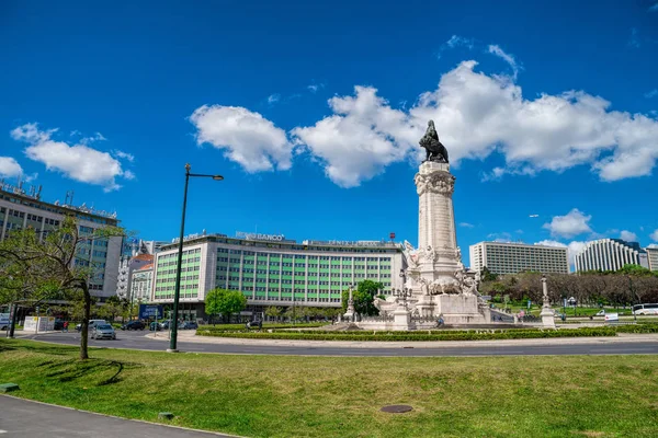 Lisbon Portugal May 2018 Monument Marquis Pombal Prime Minister Who — Stock Photo, Image