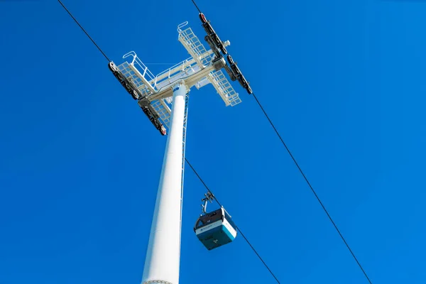 Lisbon Portugal May 2018 View Cable Car Ride Parque Das — Stock Photo, Image