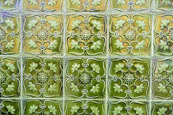 Vintage Ceramic Tiles Wall Decoration Ceramic Tiles Background — Stock Photo, Image