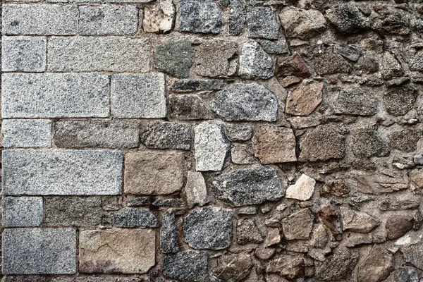 Schöne Hintergrundstruktur Der Zaunmauer Steinhintergrund — Stockfoto