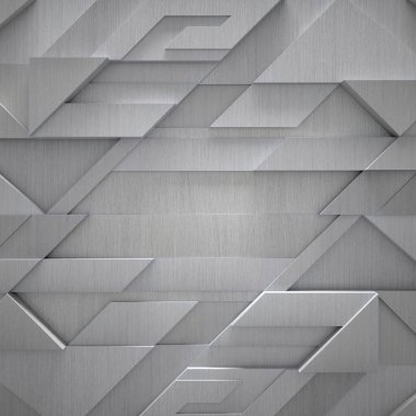 Şık yüksek teknoloji metal arka plan (3d çizim)