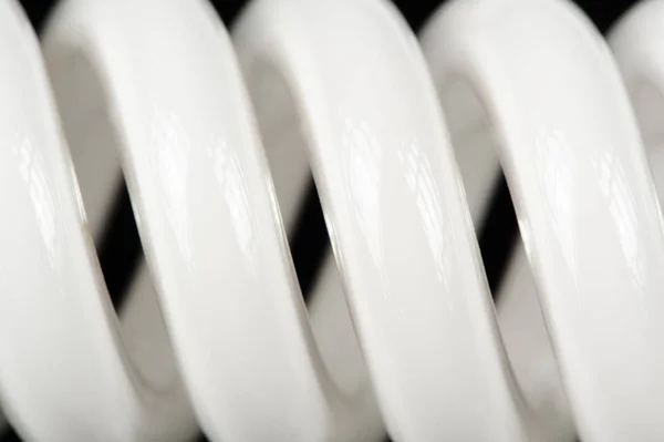 Close Energy Saving Economy Fluorescent Light Bulb — Stock Photo, Image
