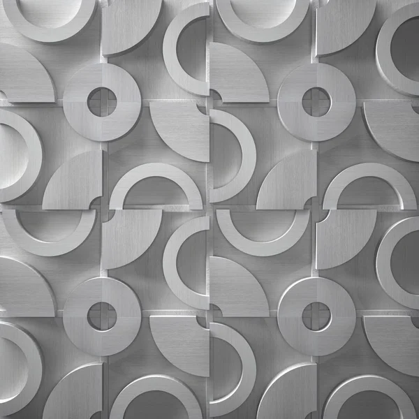 Stylish Metal Background Render — Stock Photo, Image