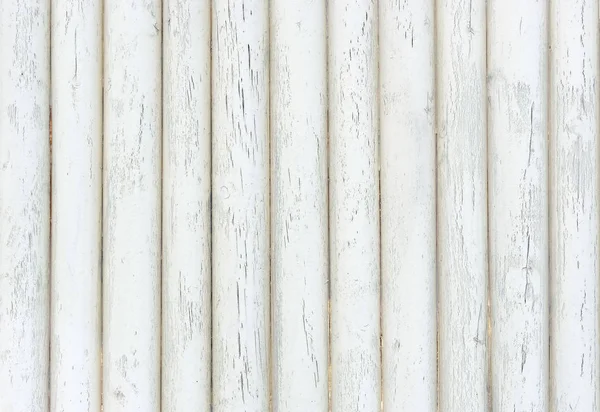 Tablones Verticales Madera Pintados Blanco Como Fondo — Foto de Stock