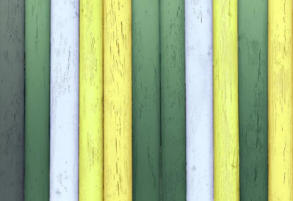 Painted Wooden Planks Green Tones Background — Stock Photo, Image