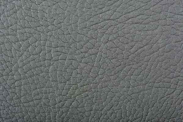 Dark Grey Artificial Leather Background Texture Close-Up — Stock Photo, Image