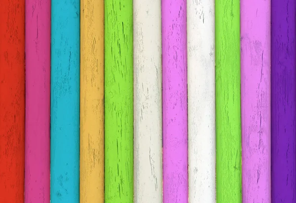 Bright Multicolored Wood Texture — Stock Photo, Image