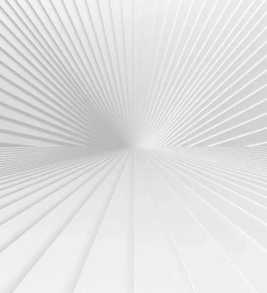 白色趋同的抽象背景 3D插图 — 图库照片