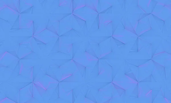 Blue / Pink Geometrical Background (3D Illustration) — Stock Photo, Image