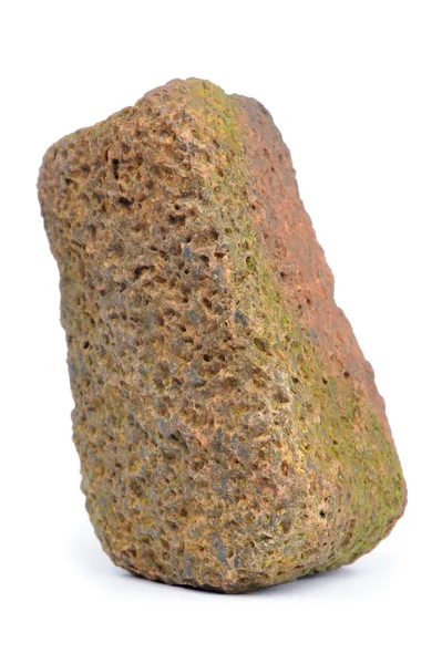 Pórovitý kámen izolovaný na bílém pozadí — Stock fotografie