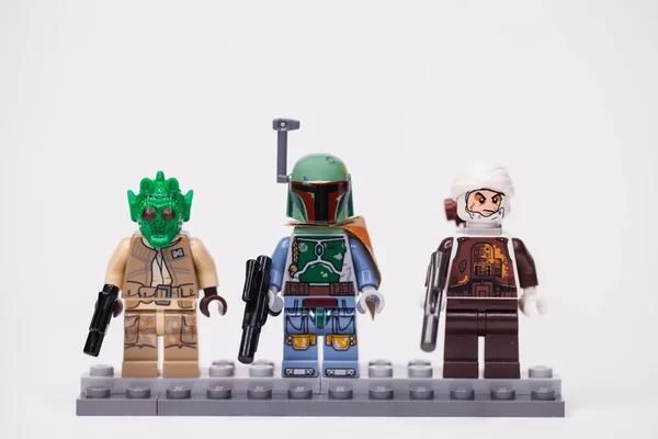 Rusia Mayo 2018 Constructor Lego Star Wars Varias Mini Figuras — Foto de Stock