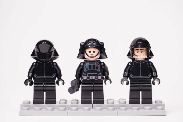 Russia Maio 2018 Construtor Lego Star Wars Várias Minifiguras Diferentes — Fotografia de Stock