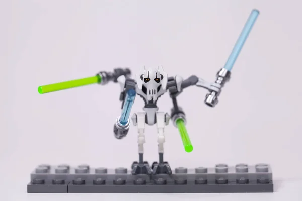 Russia Maio 2018 Construtor Lego Star Wars Episódio Iii General — Fotografia de Stock