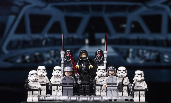 Rusko Dubna 2018 Konstruktor Lego Star Wars Darth Vader Družstvo — Stock fotografie