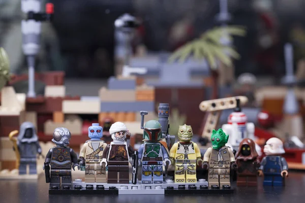 Rus, 16 Mayıs 2018. Oluşturucu Lego Star Wars. Boba Fett ve ödül avcıları