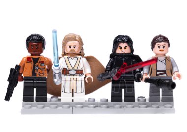 Rusya, 16 Mayıs 2018. Oluşturucu Lego. Bölüm 7 - Star Wars karakterleri gücünü uyanış