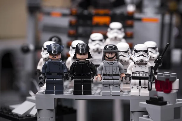 Ryssland April 2018 Konstruktören Lego Star Wars Episod Trupp Stormtroopers — Stockfoto