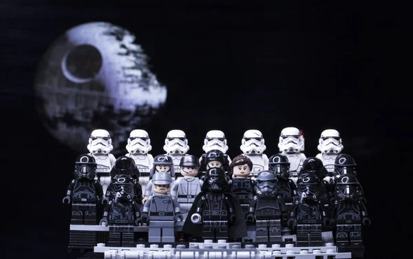 Ρωσία Απριλίου 2018 Κατασκευή Lego Star Wars Darth Vader Και — Φωτογραφία Αρχείου