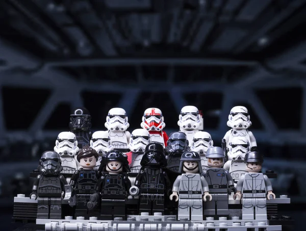 Rusia Abril 2018 Constructor Lego Star Wars Darth Vader Escuadrón — Foto de Stock