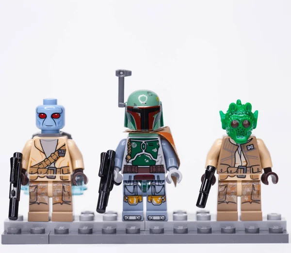 Ryska Maj 2018 Konstruktören Lego Star Wars Boba Fett Och — Stockfoto