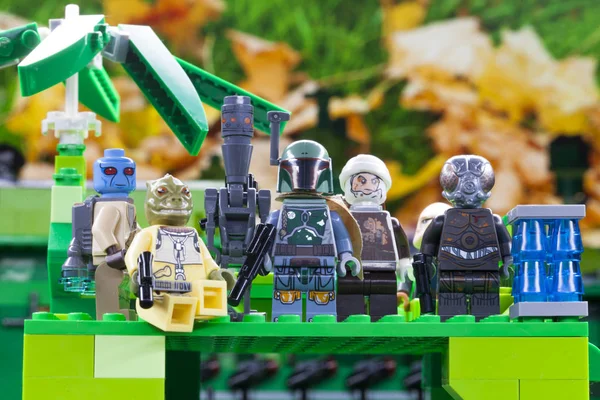 Rusia Abril 2018 Constructor Lego Star Wars Equipo Cazadores Recompensas — Foto de Stock