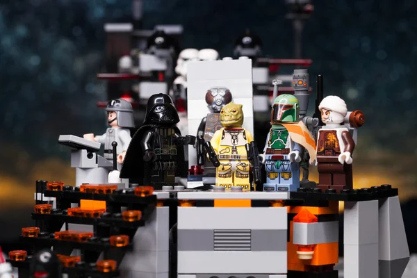 Russian Avril 2018 Constructeur Lego Star Wars Dark Vador Chasseurs — Photo