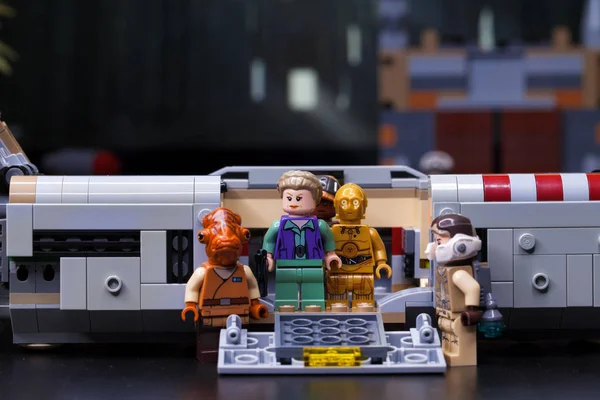 Rusia Mayo 2018 Constructor Lego Star Wars Episodio Vii Princesa — Foto de Stock
