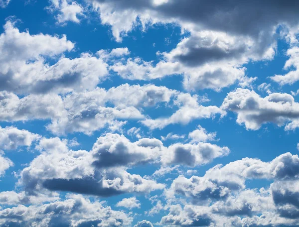 Nuvens Brancas Céu Azul Dia Verão — Fotografia de Stock