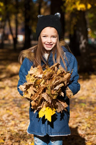 Close Portrait Young Man Background Autumn Park — Stock Photo, Image