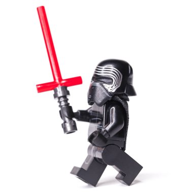 Rus, 15 Ocak 2019. LEGO Star Wars. Kylo Ren mini-rakamlar Lego Star Wars efsanesinin
