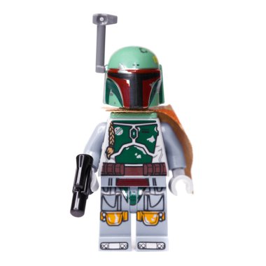 Rus, Samara, 16 Ocak 2019. Oluşturucu Lego Star Wars. Boba Fett ödül avcısı 