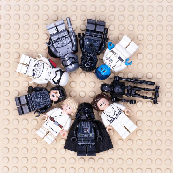 Russian Samara January 2019 Lego Star Wars Minifigures Star Wars — Stock Photo, Image