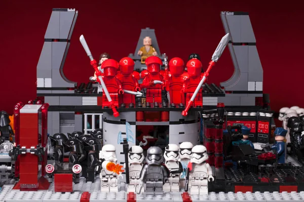 Orosz Samara Február 2019 Lego Star Wars Minifigurát Star Wars — Stock Fotó