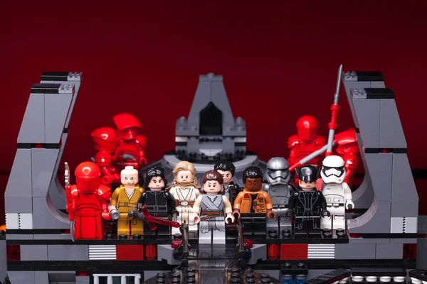 Orosz Samara Február 2019 Lego Star Wars Minifigurát Star Wars — Stock Fotó