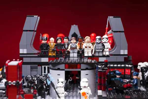 Orosz Samara Február 2019 Lego Star Wars Minifigurát Star Wars — Stock Fotó