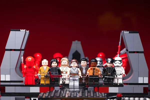 Orosz Samara Február 2019 Lego Star Wars Minifigurát Star Wars — Stock Fotó