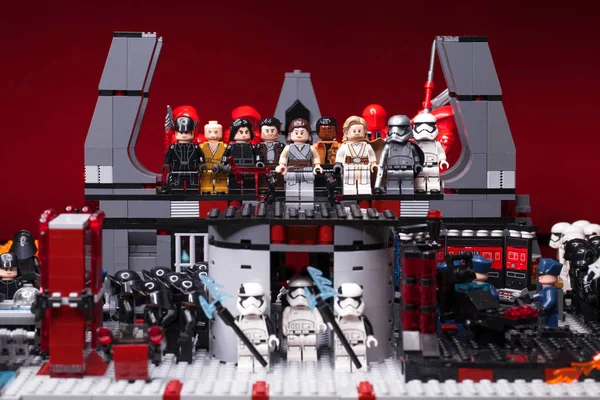 Orosz Samara Február 2019 Lego Star Wars Minifigurát Star Wars — Stock Fotó