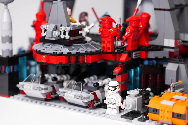 Orosz Samara Február 2019 Lego Star Wars Tervező Házi Katonai — Stock Fotó